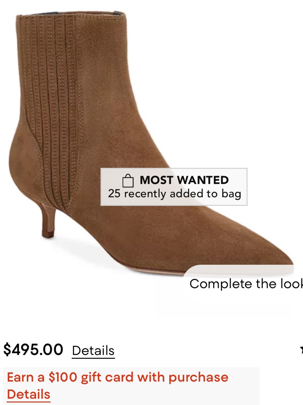 Brand new Veronica Beard Pointed Toe Suede Ankle Booties in Brown